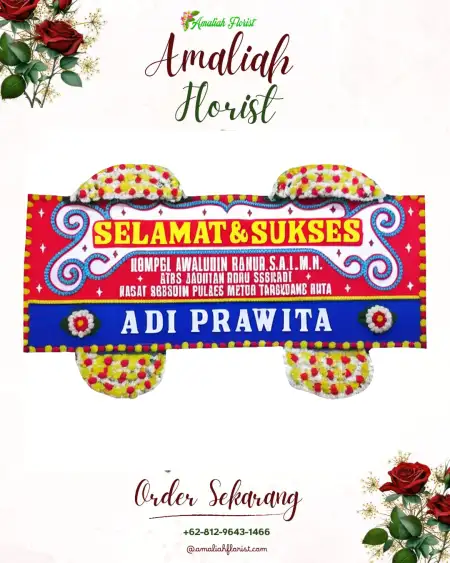 Papan Bunga Ucapan Selamat Sagatani